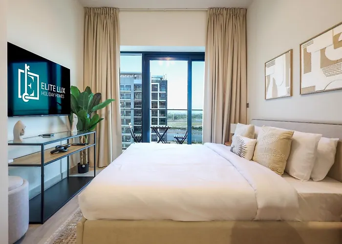 Elite Lux Holiday Homes - Modern Studio In Azizi Riviera Prime Location Dubai